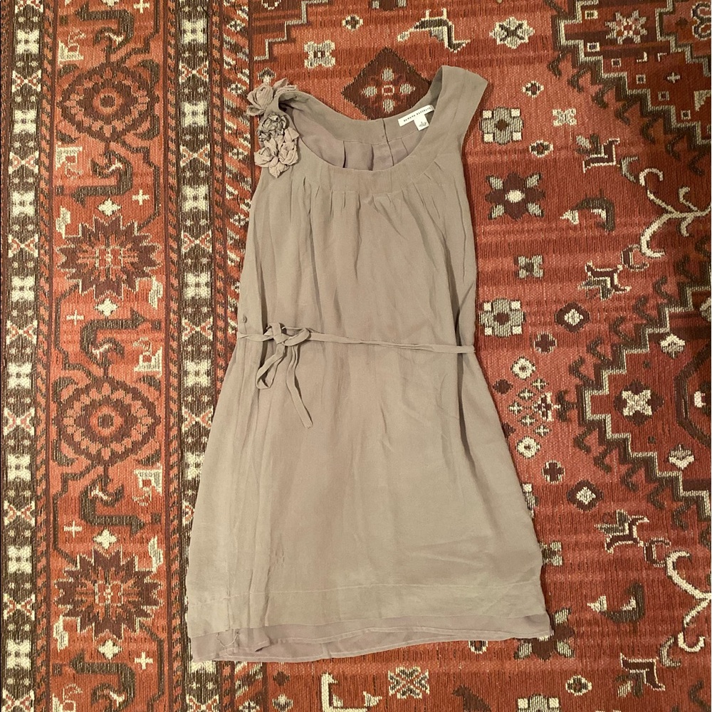 Banana Republic silk grey cocktail dress